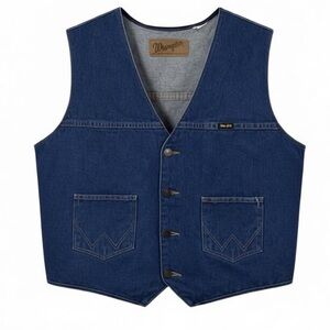 Vintage Wrangler Denim Vest – Classic Western Style